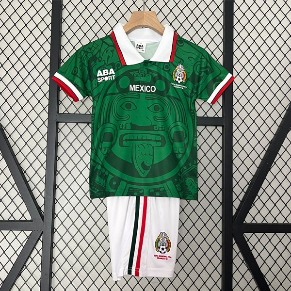 Camiseta México Primera Equipación Retro Niño 1998